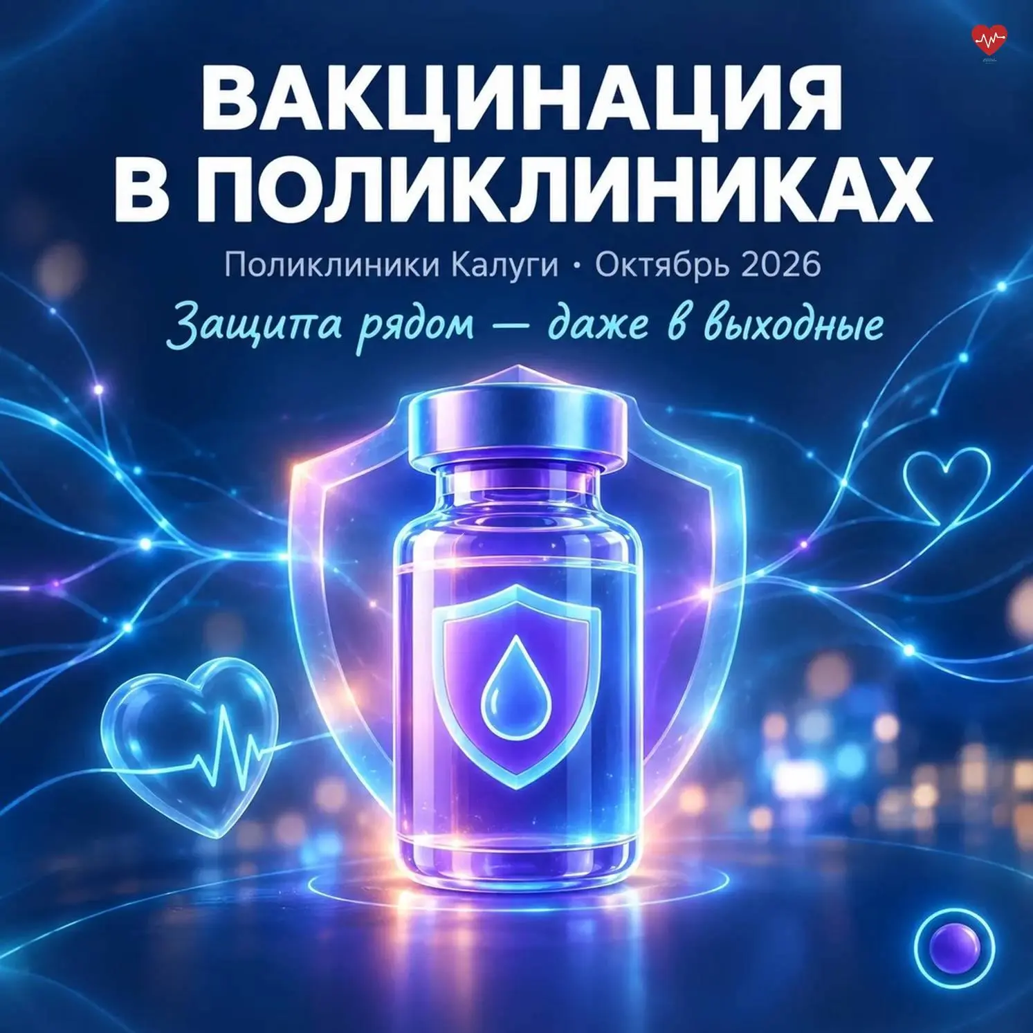В выходные вакцинироваться против гриппа можно и в поликлиниках.