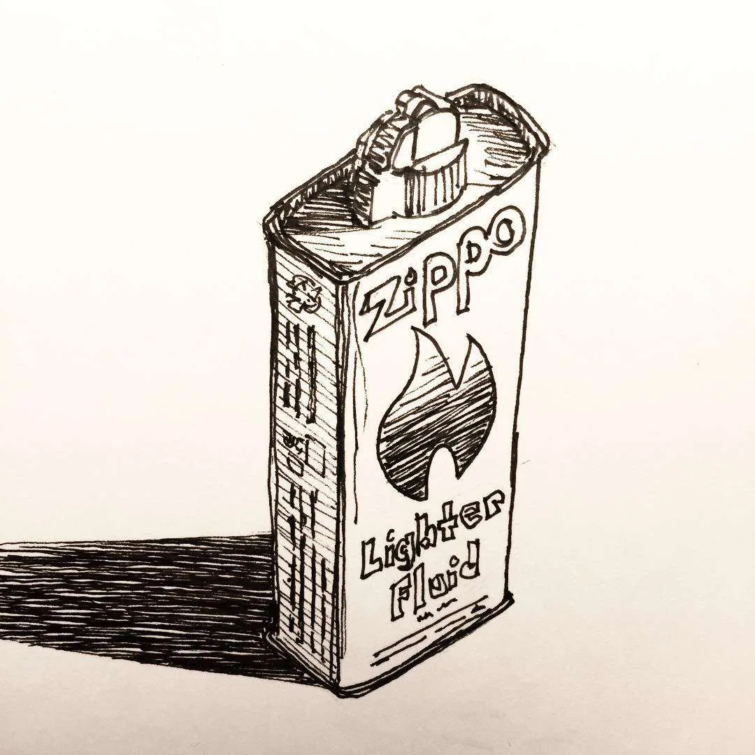 "Не забудьте заправить свою Zippo!"