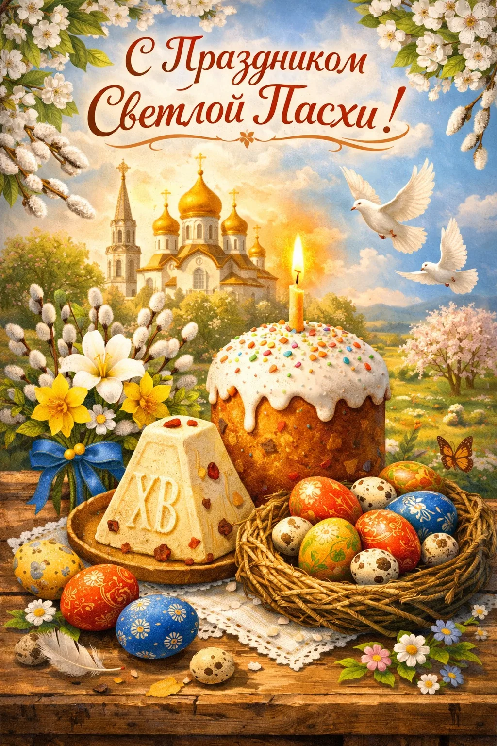 С праздником Светлой Пасхи!