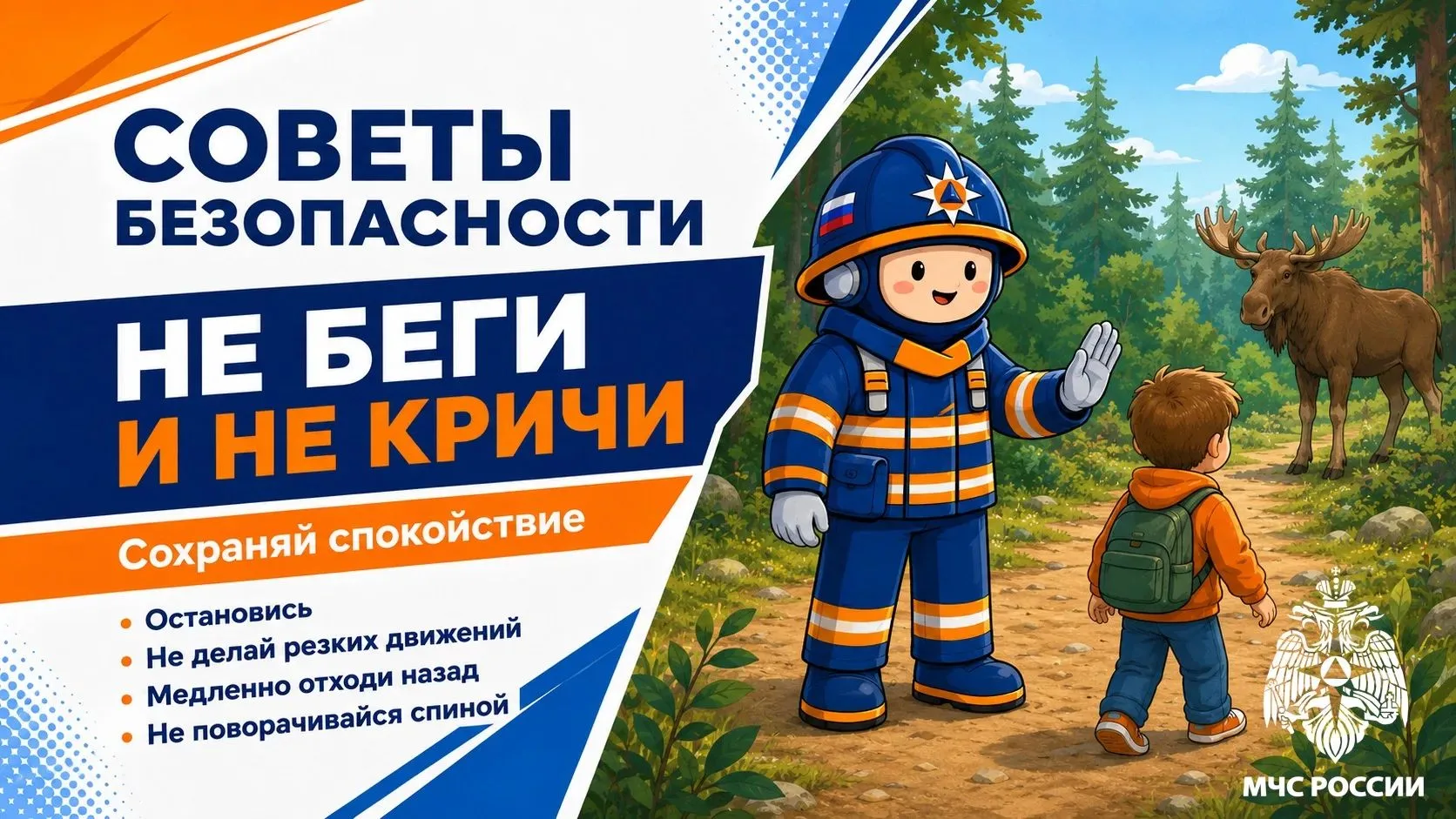 🐻 Встретил дикое животное? Главное — не паниковать