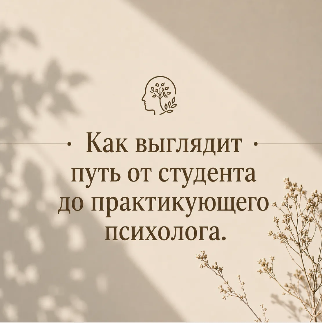 Как выглядит путь от студента до практикующего психолога.

Многие приходят в психологию с интересом 