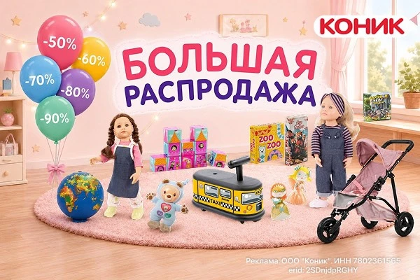 На Konik.ru — мощная распродажа игрушек со скидками до 90%!

Бренды, которые обычно не ловят на таки