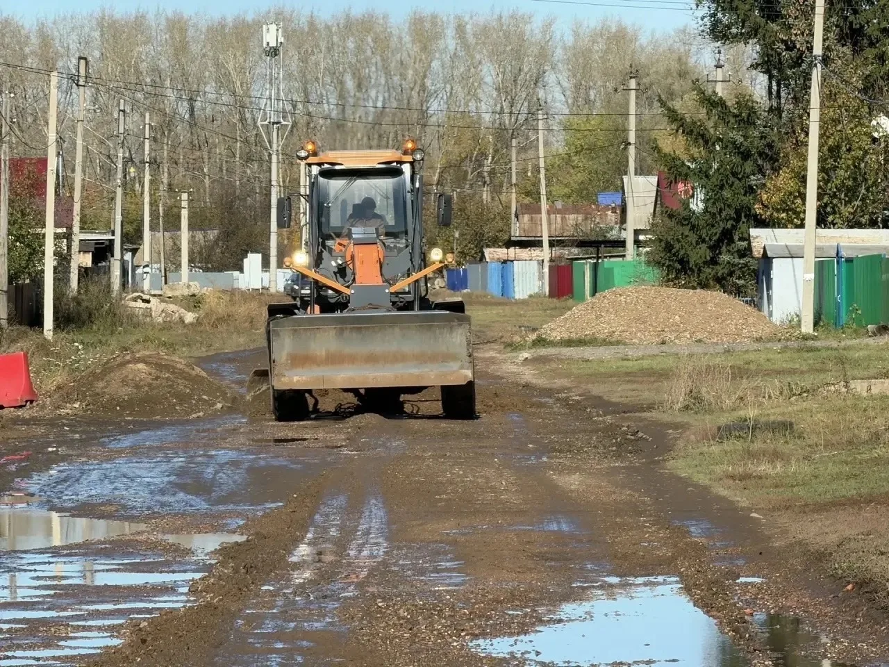 В Салавате на улице Молодёжной выровняли дорожное полотно