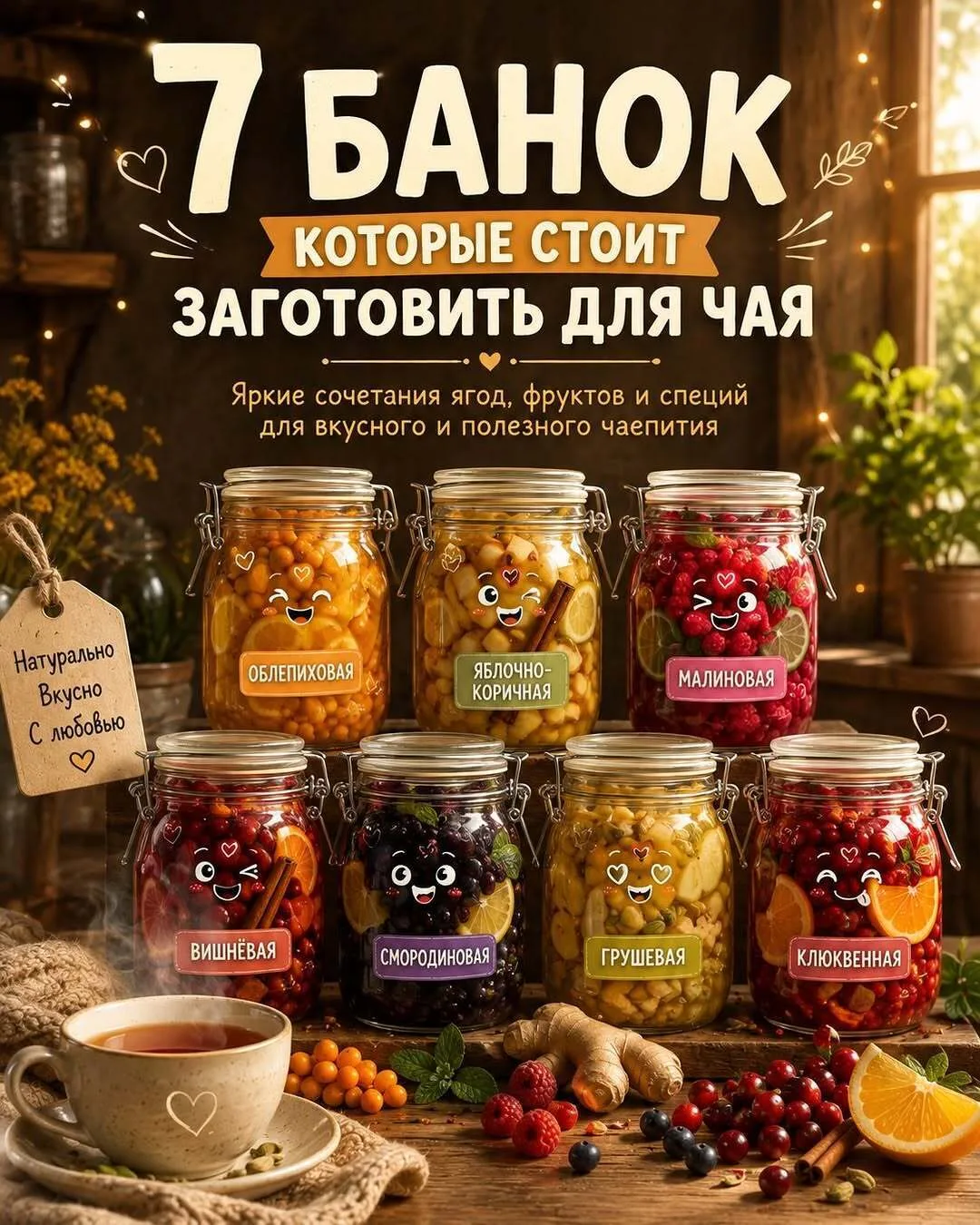 Сохраняйте идеи для уютных чаепитий