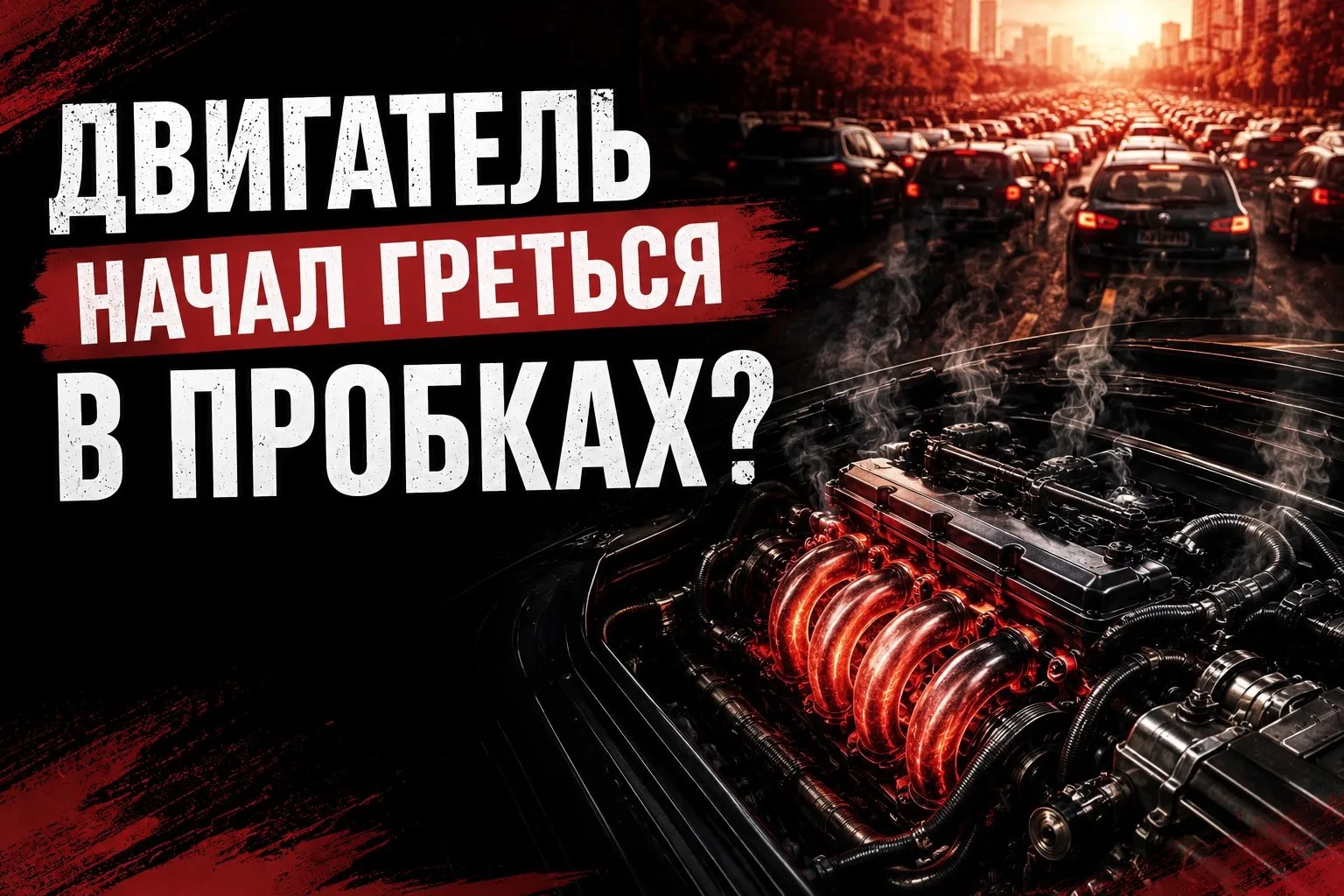 🔥 Двигатель начал греться в пробках?