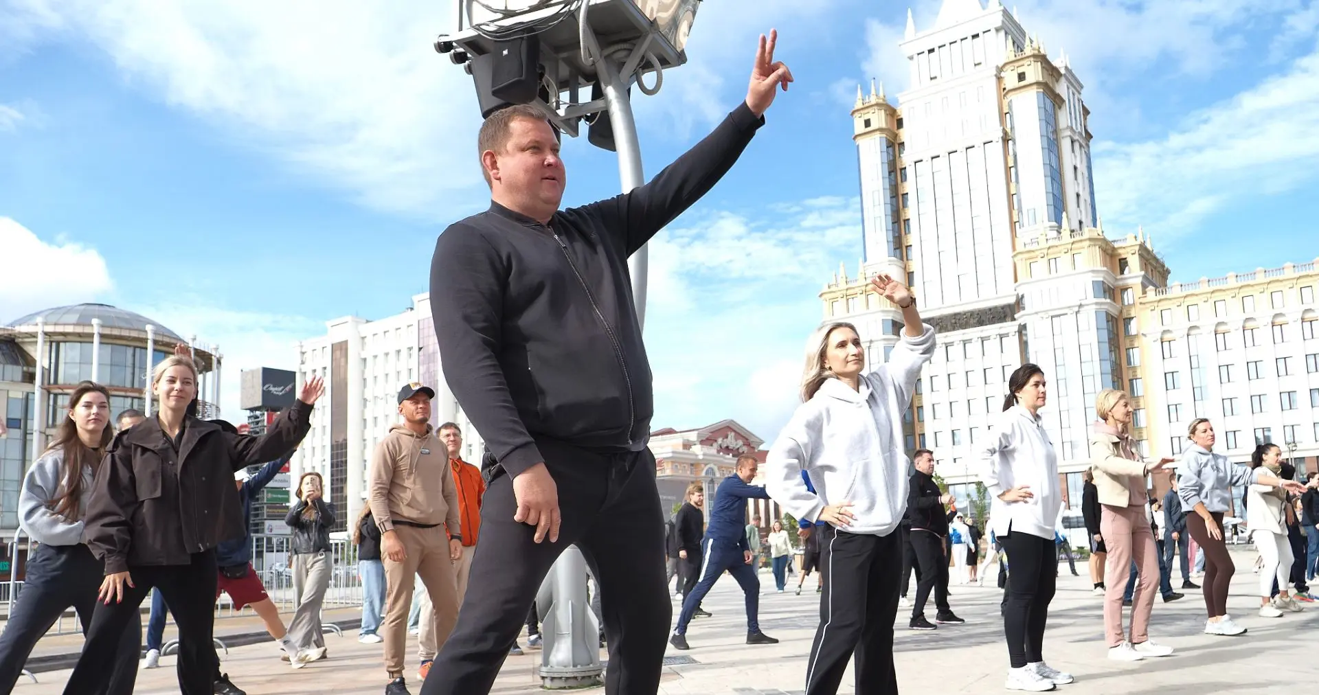 Площадьса ётась зарядка