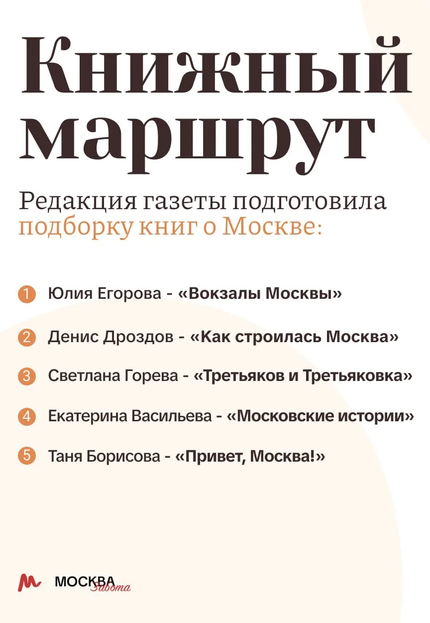 📚 Что почитать о Москве?