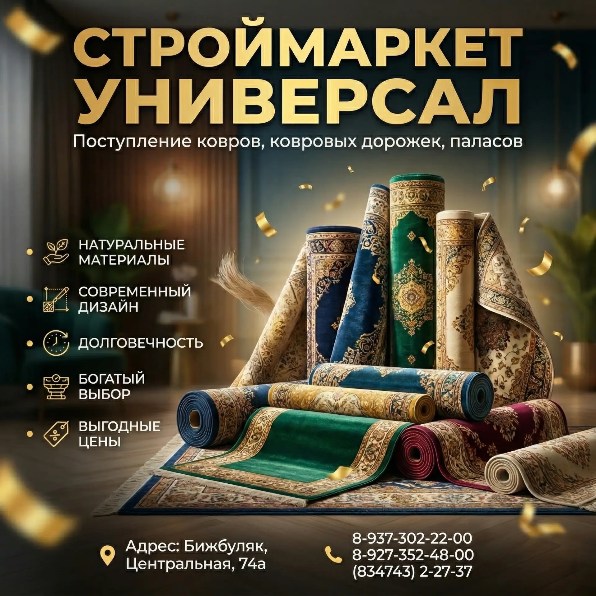 Строймаркет "Универсал" - это огромный ассортимент товаров для ремонта, строительства, ...