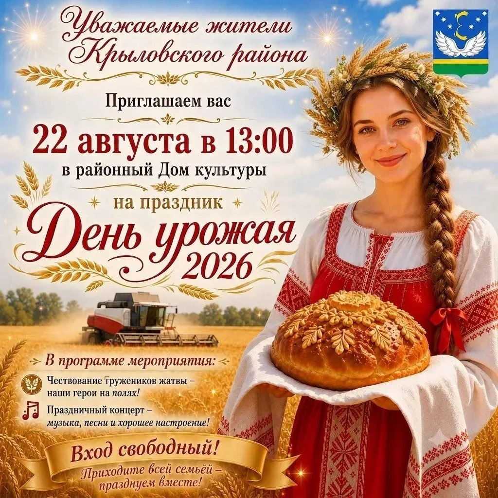 Уважаемые жители и гости Крыловского района!