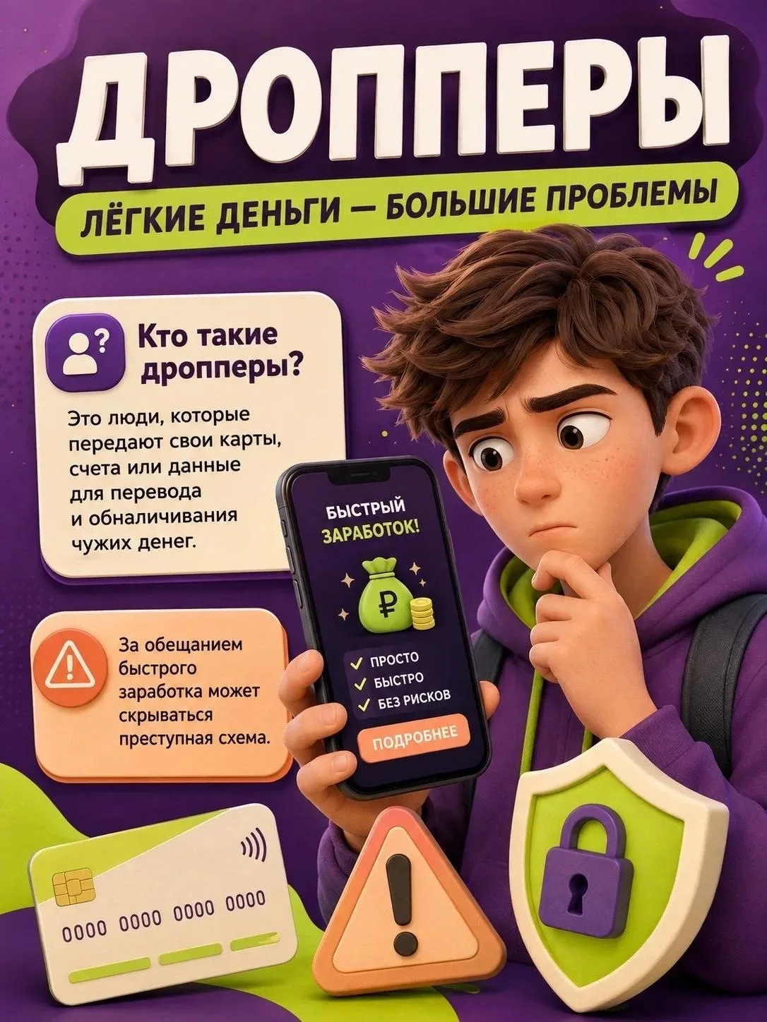Внимание: опасность дропперства — важно знать каждому