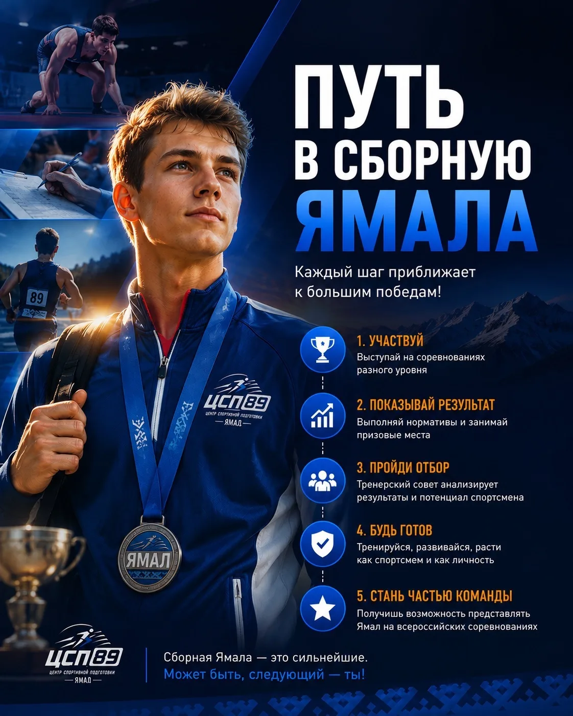 🏅 Путь в сборную Ямала