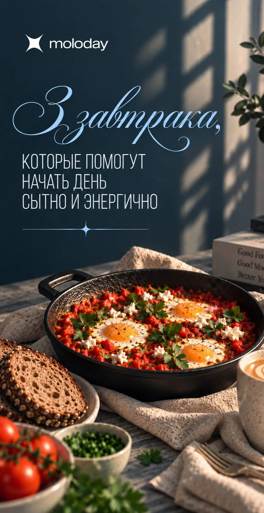 Выходные созданы для завтраков, на которые в будни вечно не хватает времени 😍🍳