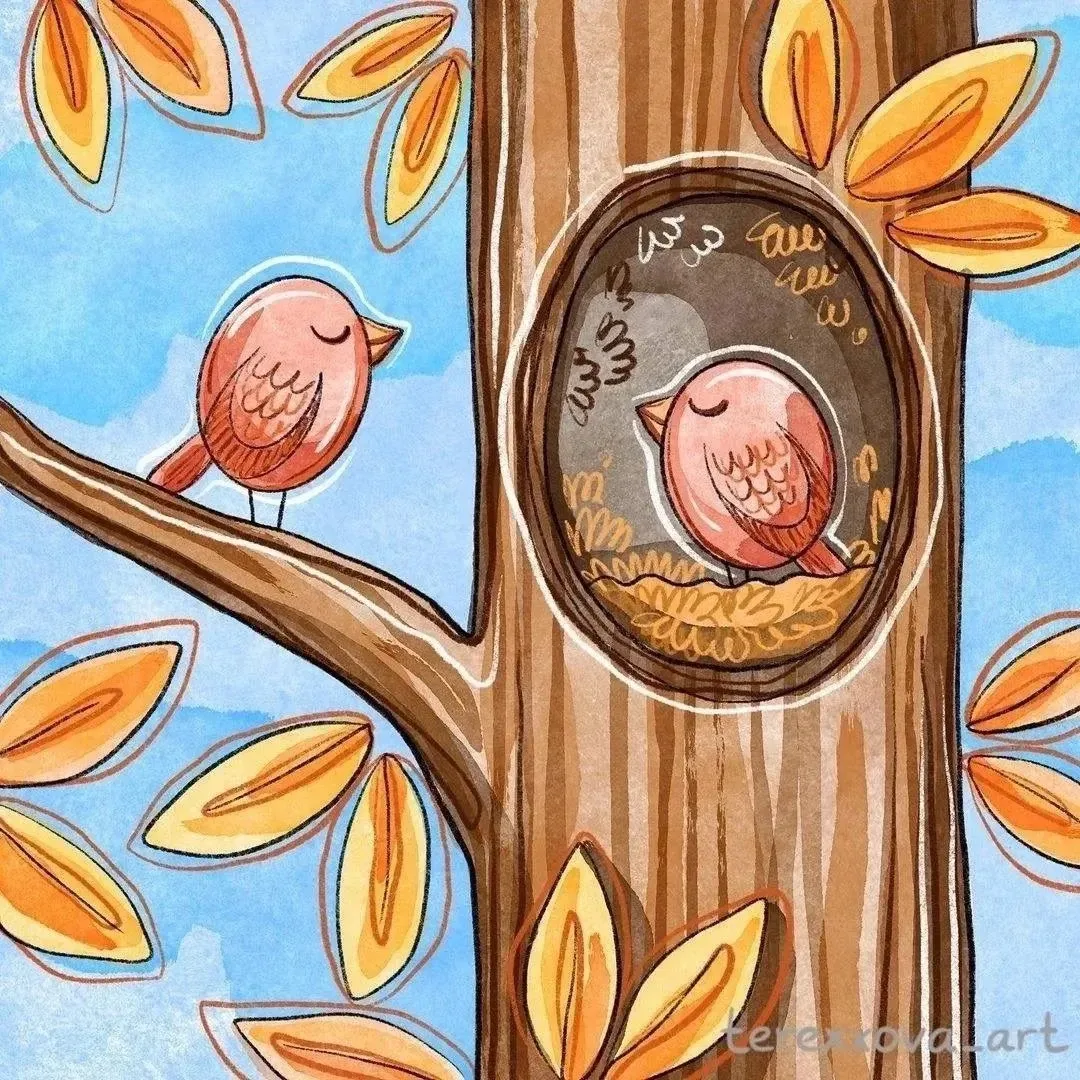 Осенние птички 🐦