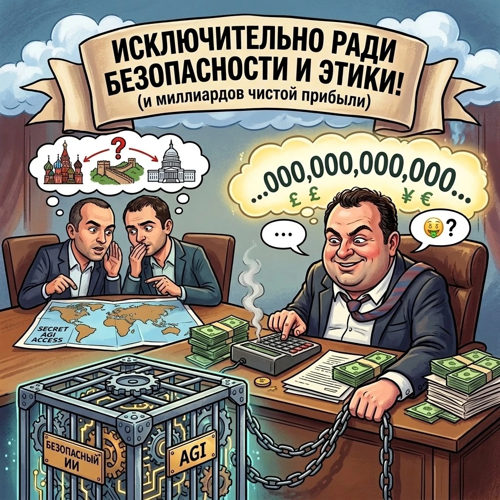 Выясняется, что ещё в 2017 году сооснователи OpenAI Грег Брокман и Илья Суцкевер рассма...