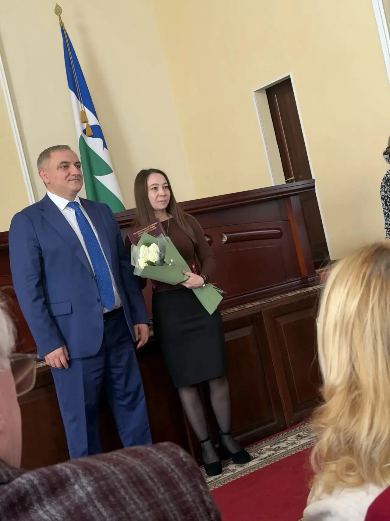 Поздравляем Моллаеву М. Р., учителя русского языка и литературы, с почётной грамотой от...