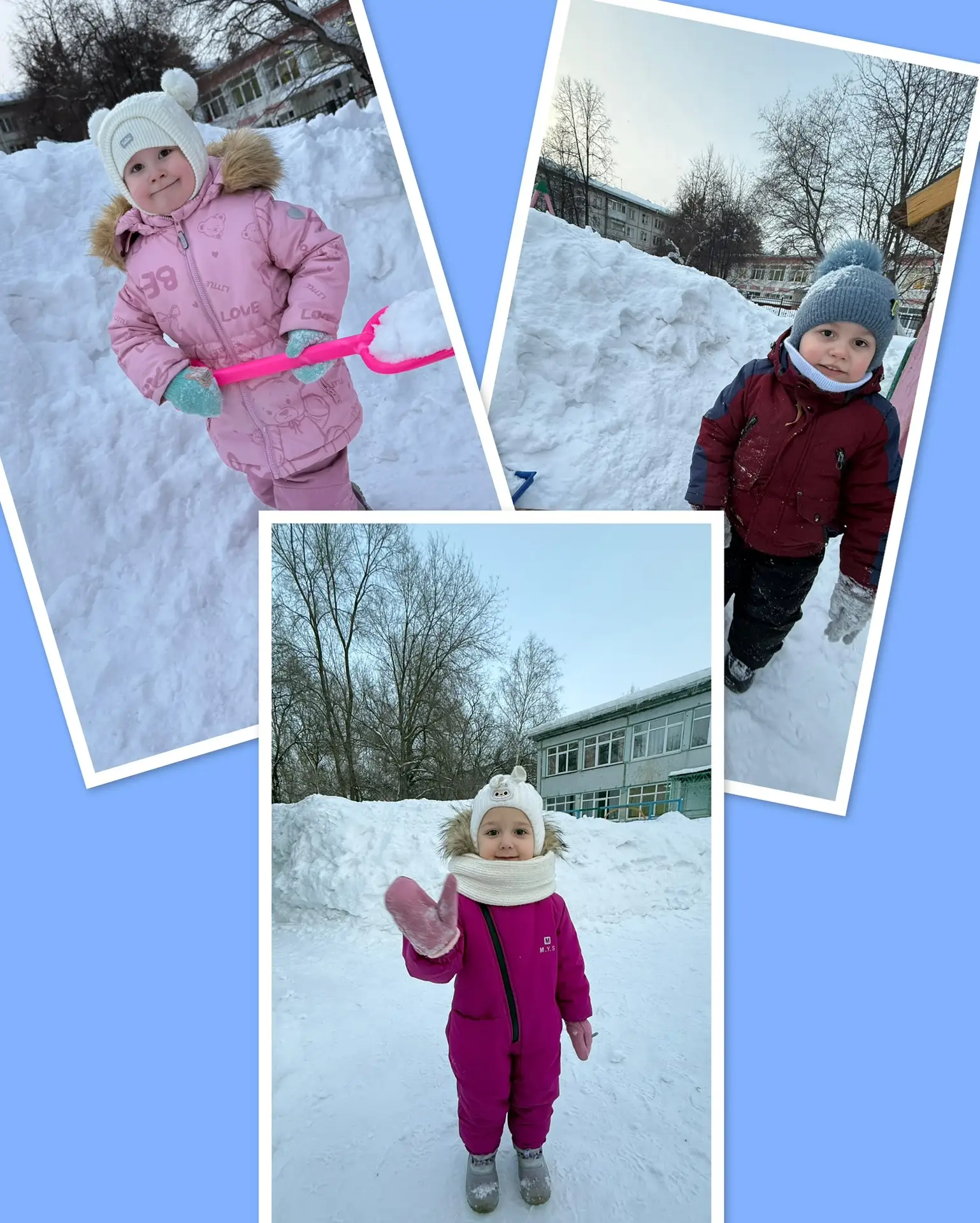 Когда на улице тепло и снежно — самое время для зимних забав! 🌞