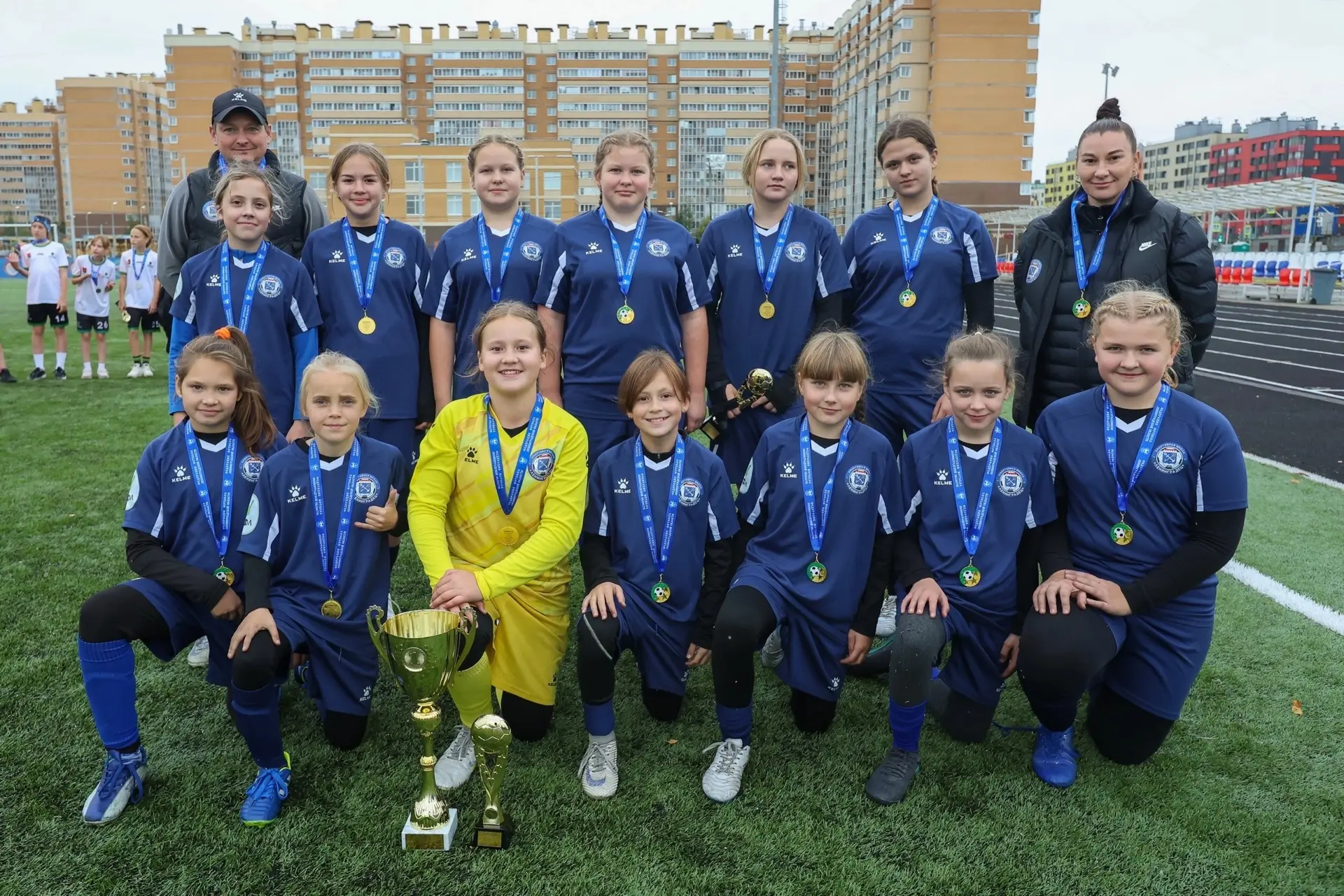 🏆 СШ «Ленинградец» — победитель Первенства Ленинградской области среди команд девочек ...