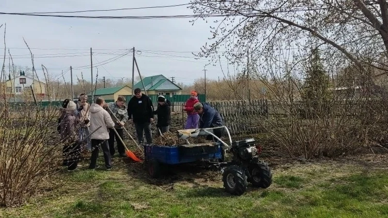 22 апреля в нашей школе прошёл весенний субботник по