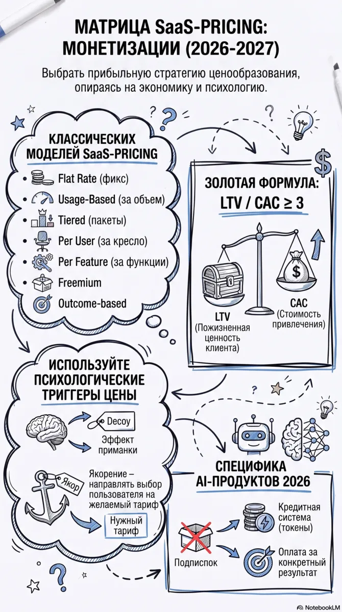 SaaS-pricing: Как правильно поставить цену на сервисы и подписки Ошиблись с ценой IT-пр...