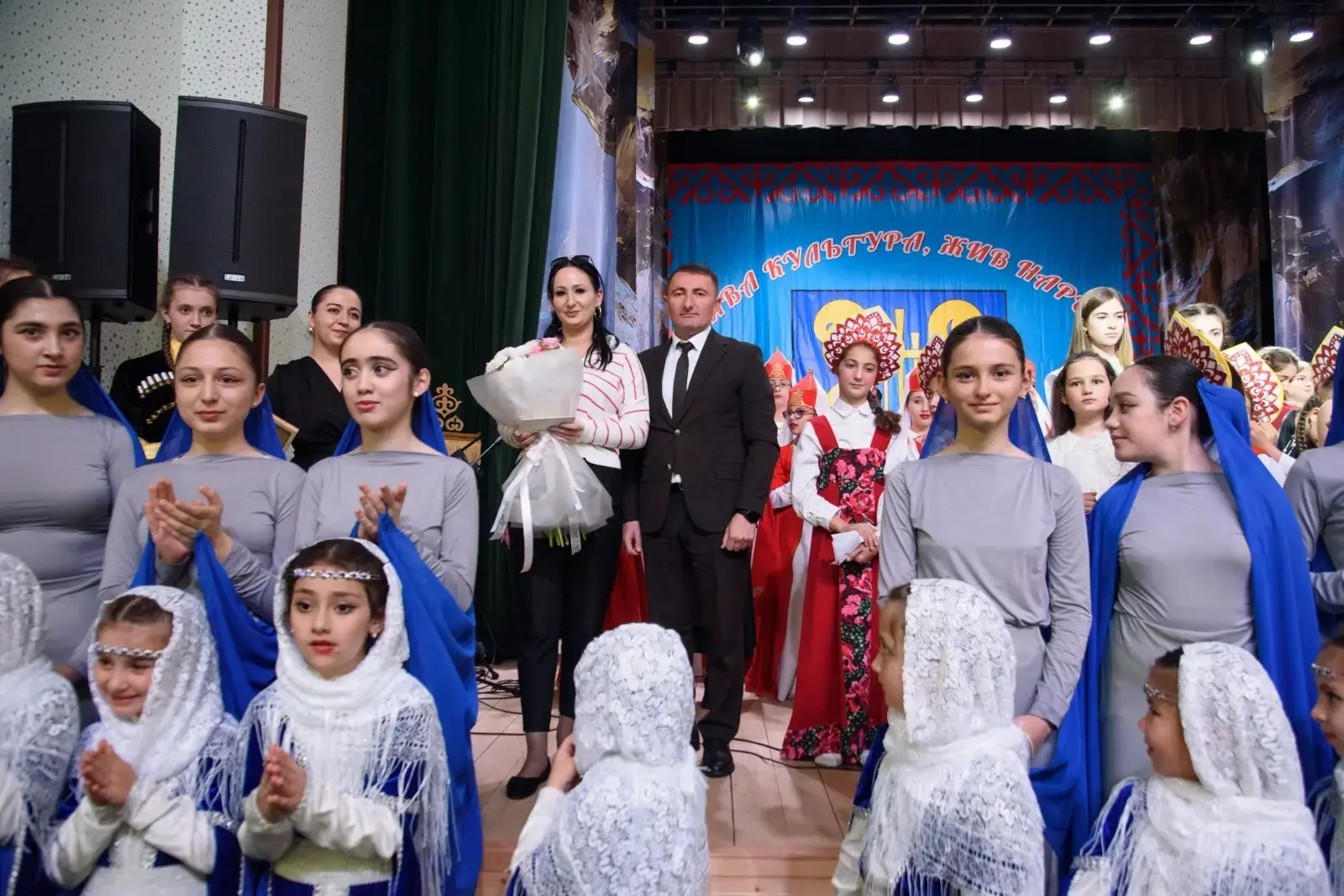 🎶 Во дворце культуры им. К. Кулиева состоялся ежегодный отчётный концерт.