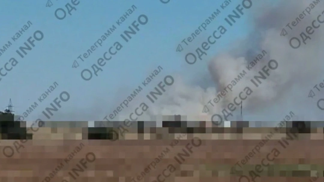 Горящие склады в Одессе