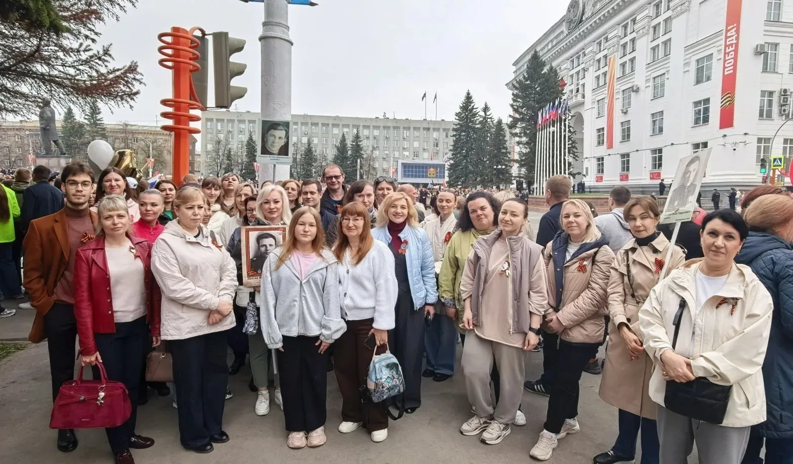 С Днём Победы, Кузбасс!   Сегодня мы на главной площади региона поздравляем друг друга и земляков с 