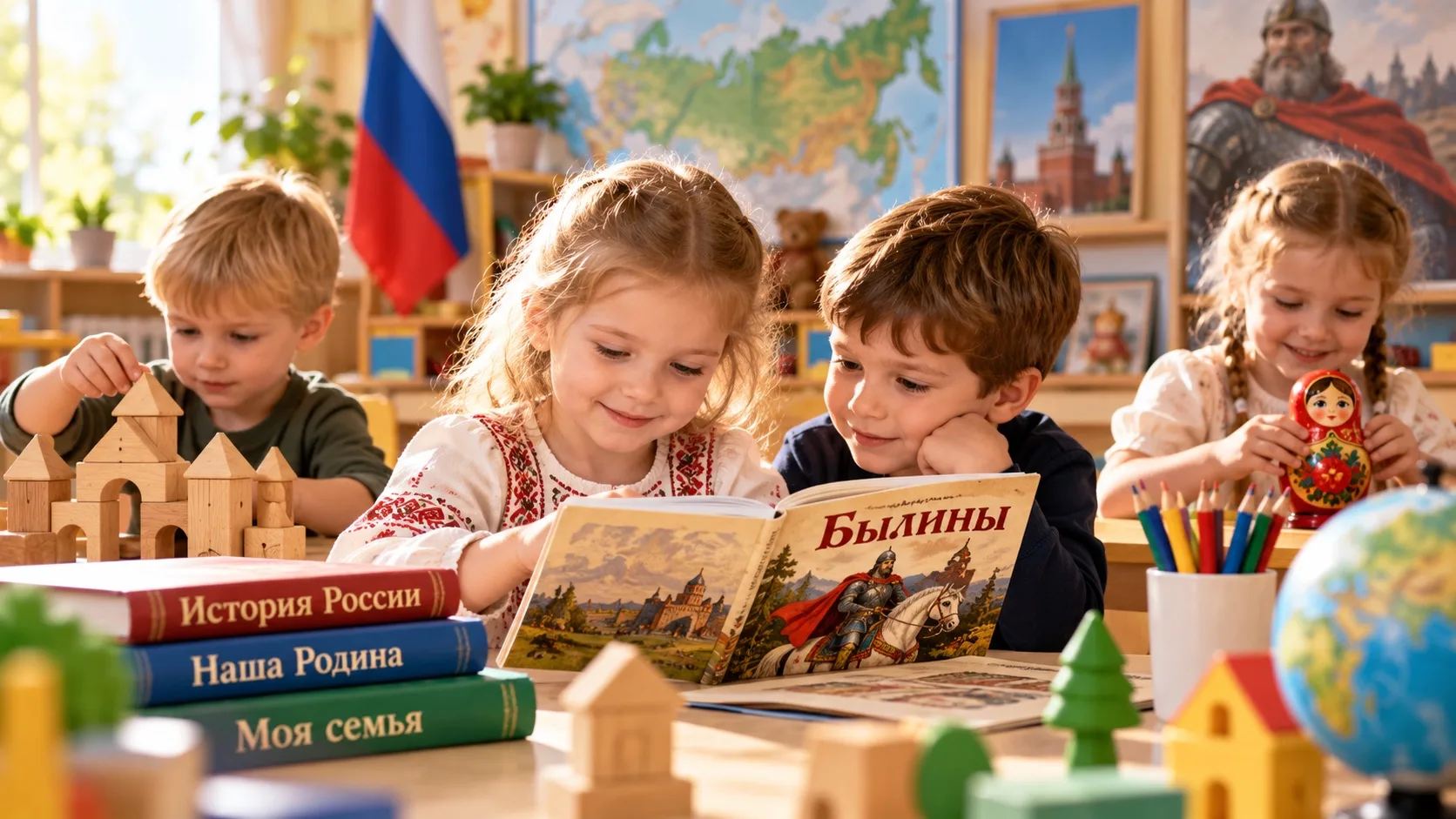 🇷🇺 История России, былинные герои и семейные ценности: что меняется в детсадах