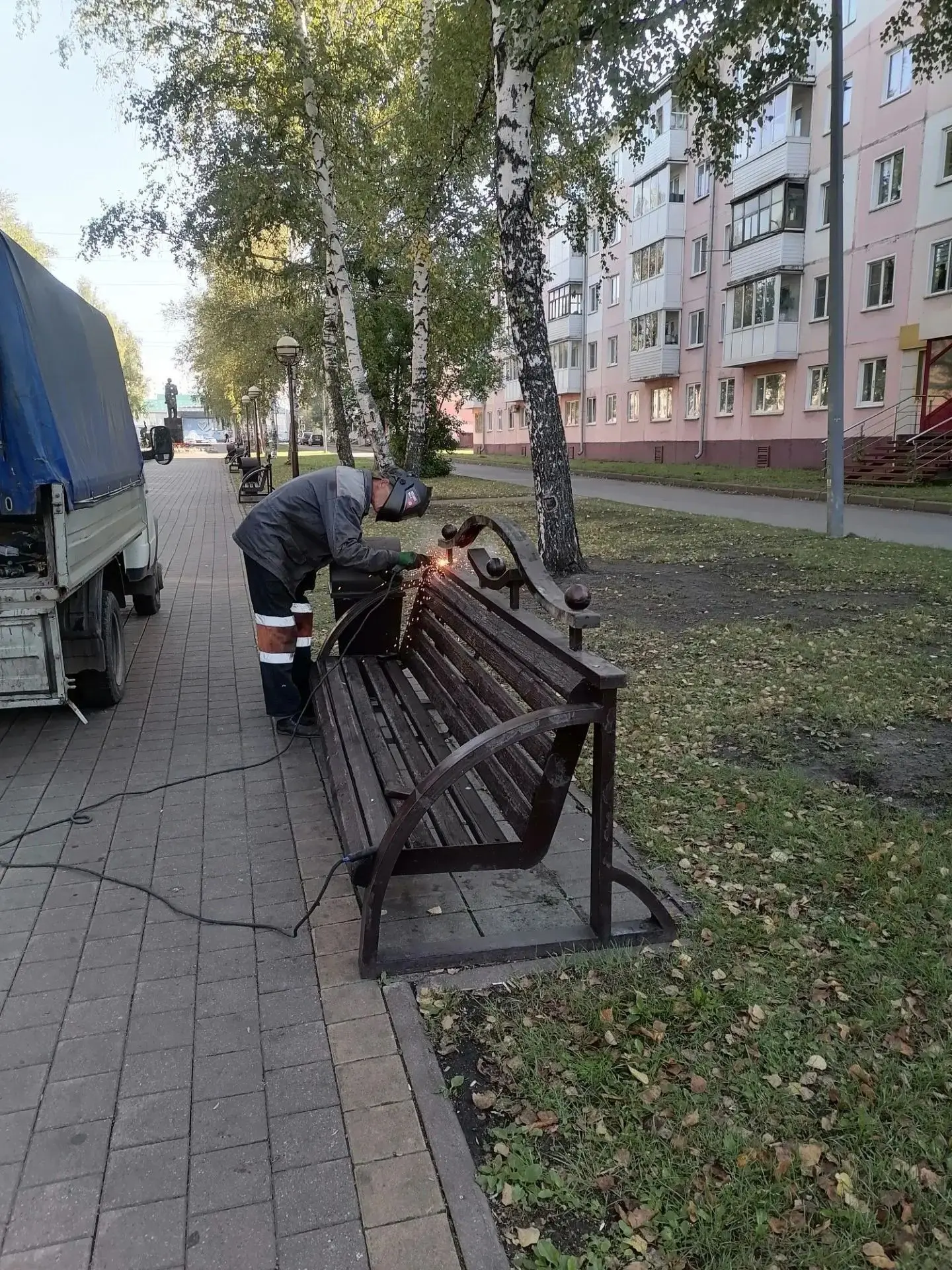 Ремонт лавочек