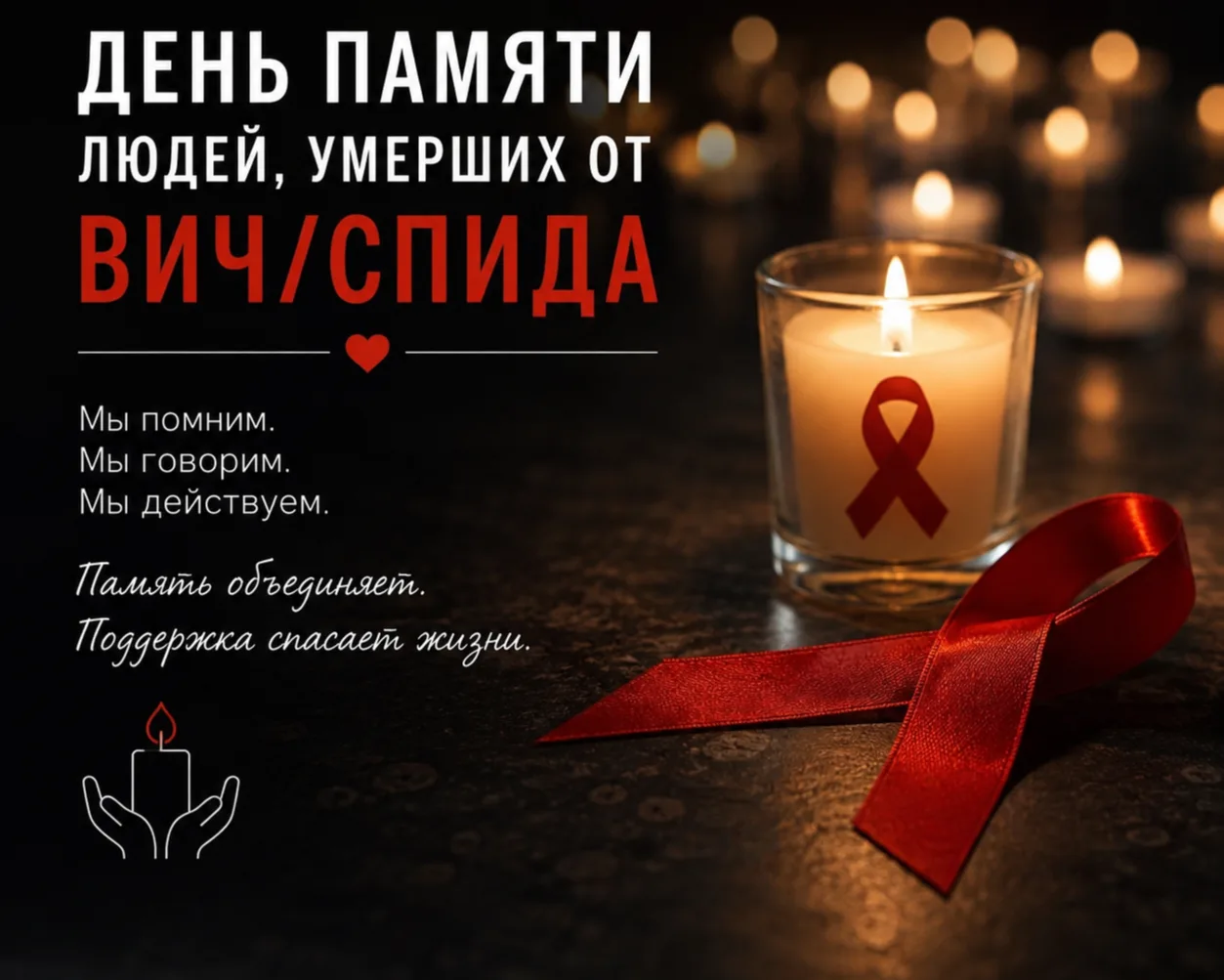 Ежегодно в День памяти людей, умерших от ВИЧ/СПИДа, мировое сообщество объединяется, чт...
