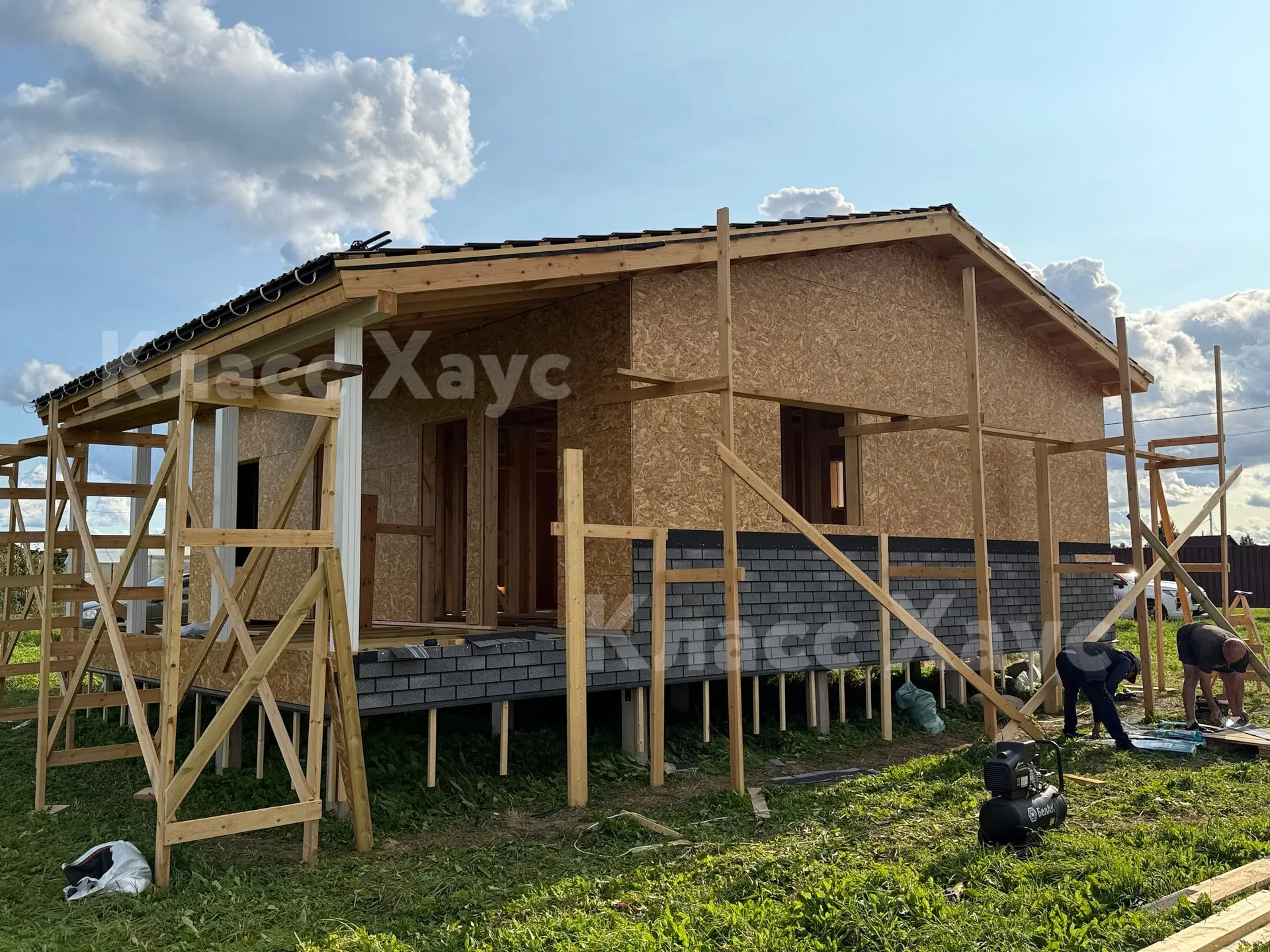 Продолжаем строительство в Ленинградской области — на этот раз в Рыбицах 🏡