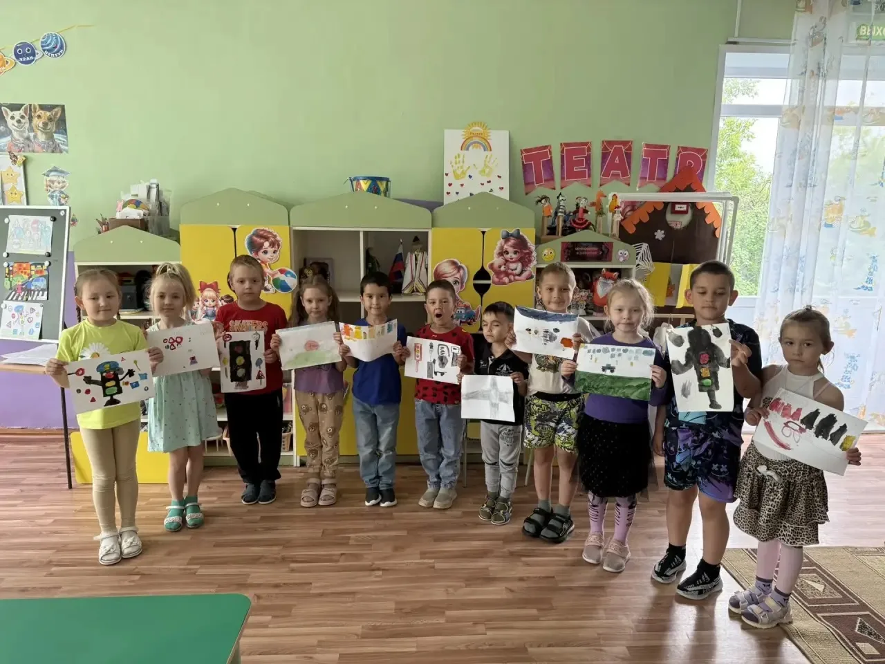 В подготовительной группе проведено увлекательное занятие по художественно-эстетическому развитию на
