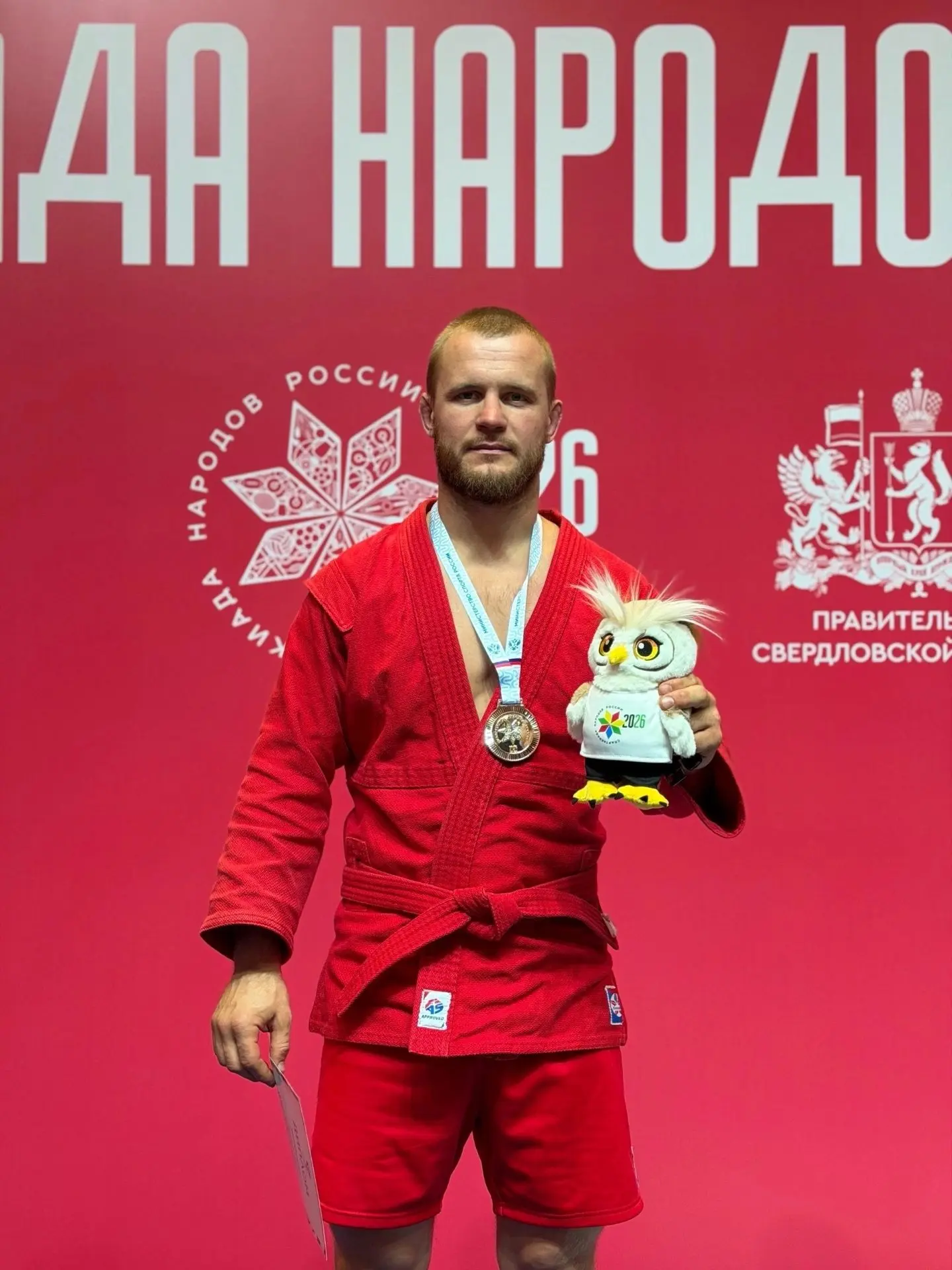 🔥Антон Коновалов — серебряный призёр Летней спартакиады народов России по самбо.