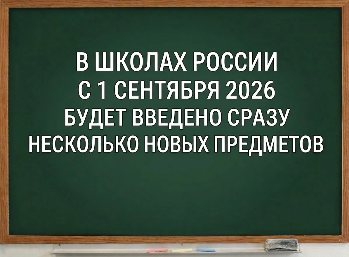 В школах с 1 сентября 2026 будет введено сразу несколько новых предметов!

Это стало необходимо в св