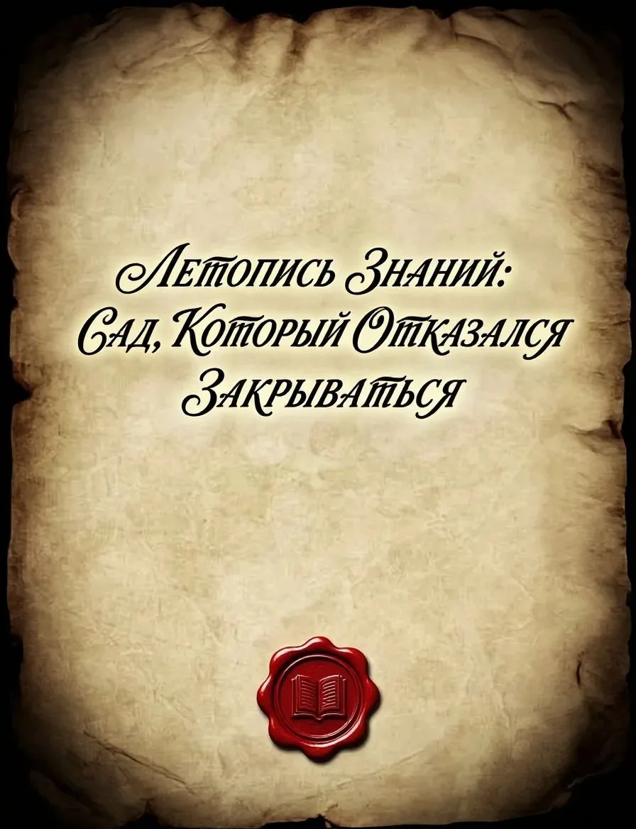 ✨ Летопись знаний: Сад, который отказался закрываться