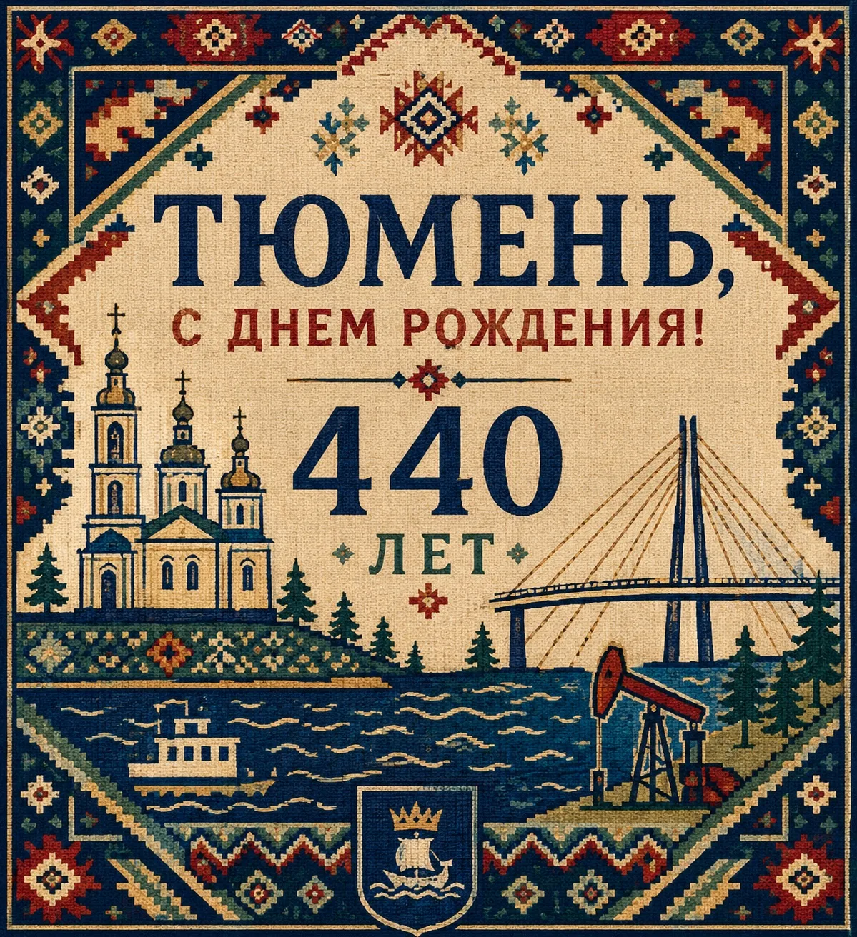 С Днём рождения, Тюмень! ❤️