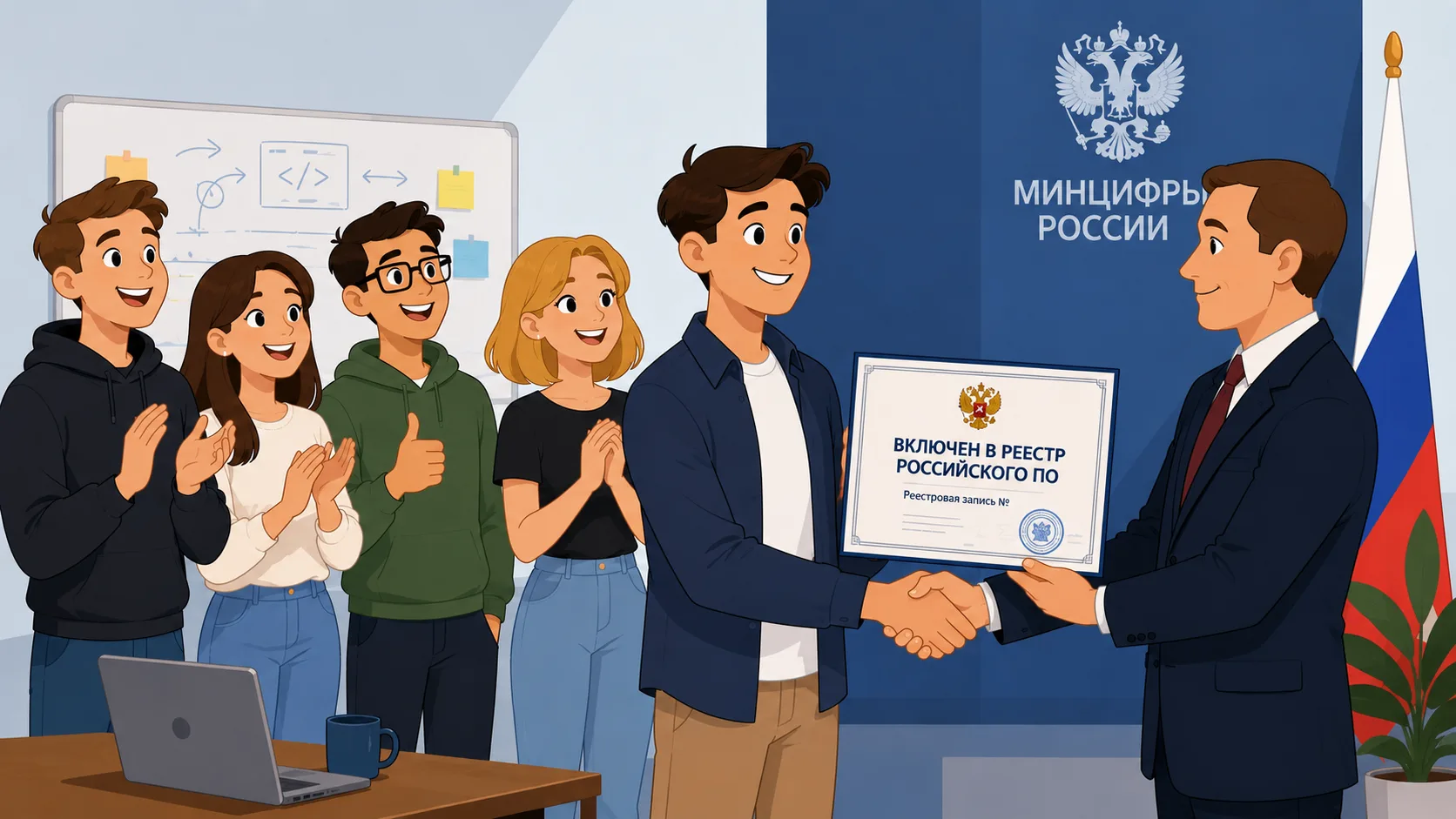 Спешим поделиться отличной новостью: GBS.Market включена в реестр российского ПО (запис...
