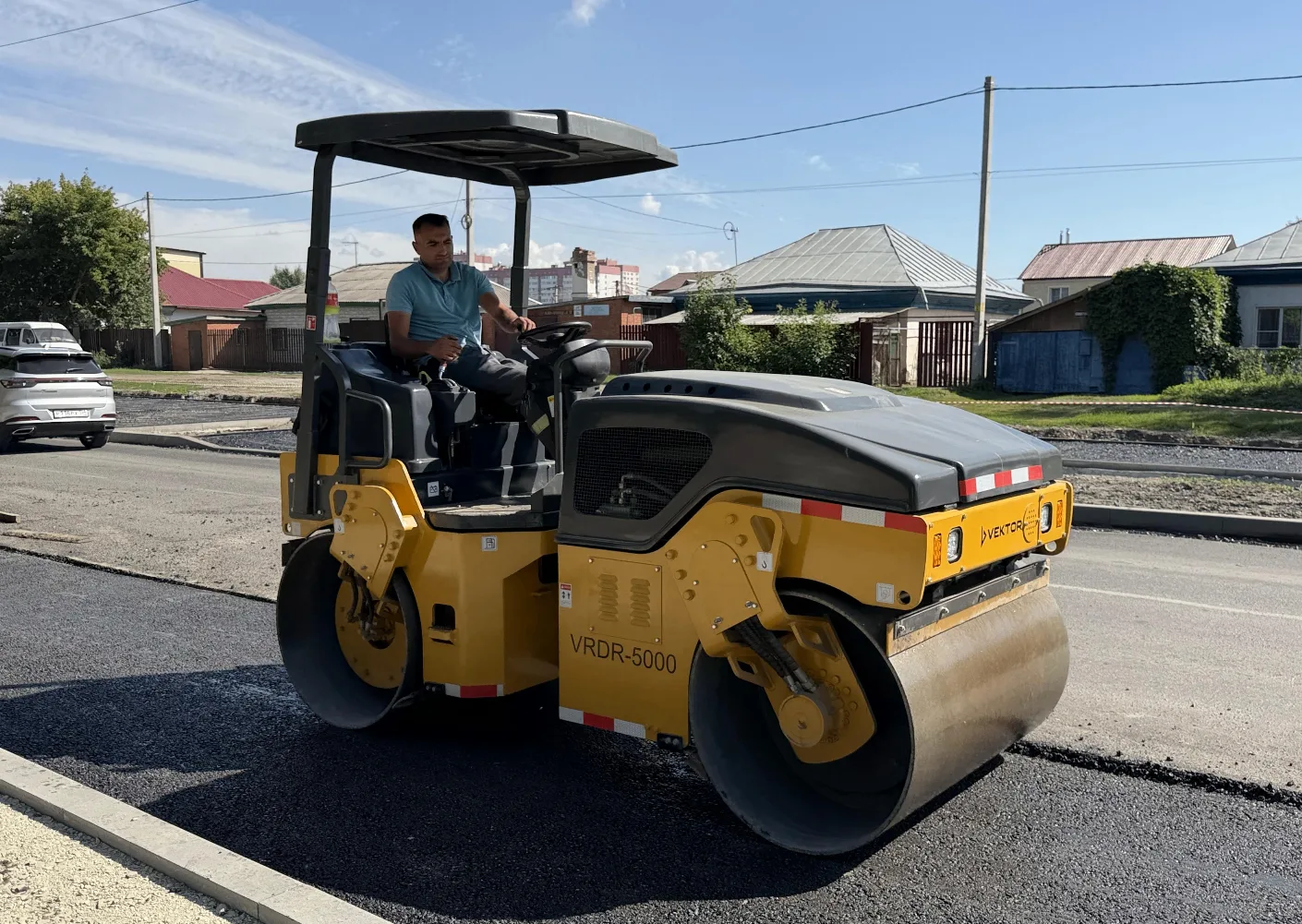🚧👷‍♂️ Как виброкаток VEKTOR показывает себя в реальной работе?