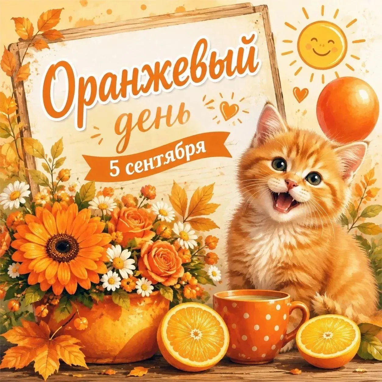 🍂 5 сентября — Оранжевый день