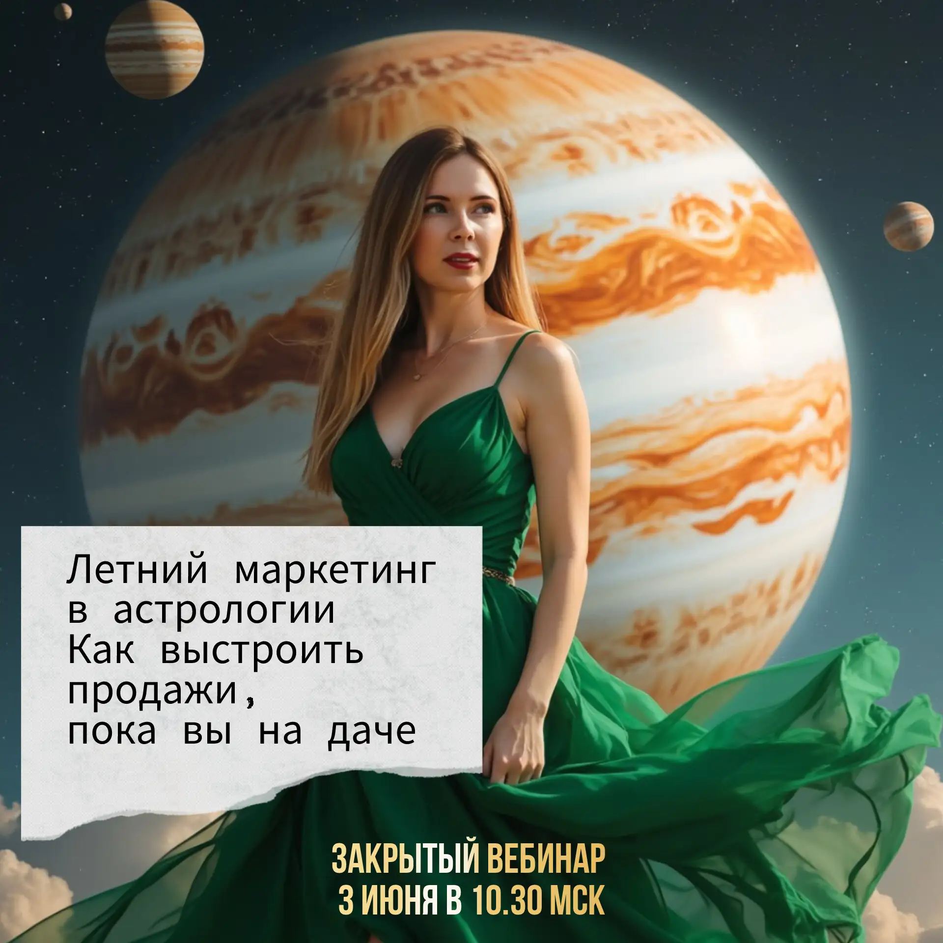 🎙3 июня в 10.30 мск готовлю для вас закрытый вебинар "Летний маркетинг в астрологии, к...