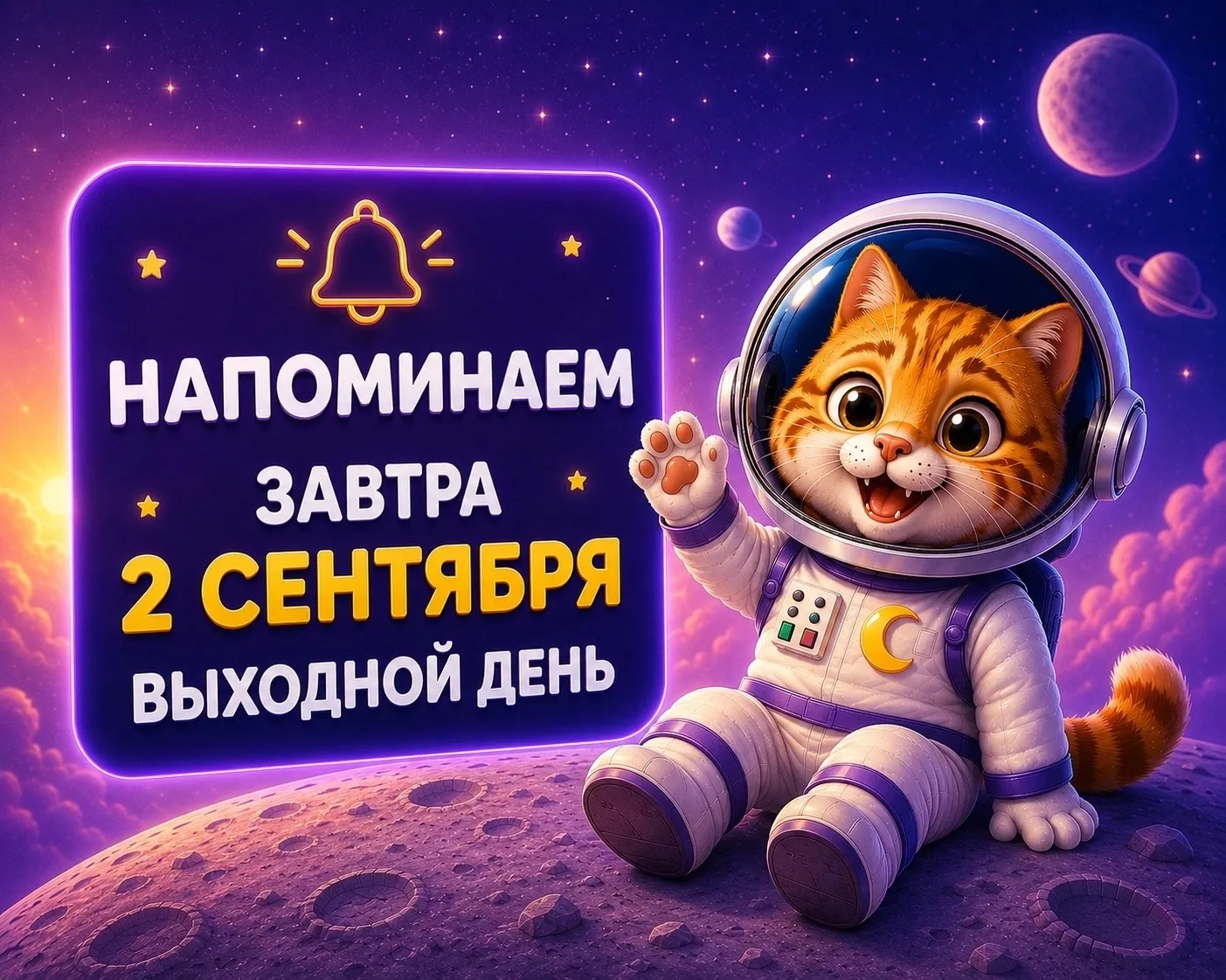 🌙 Напоминаем!