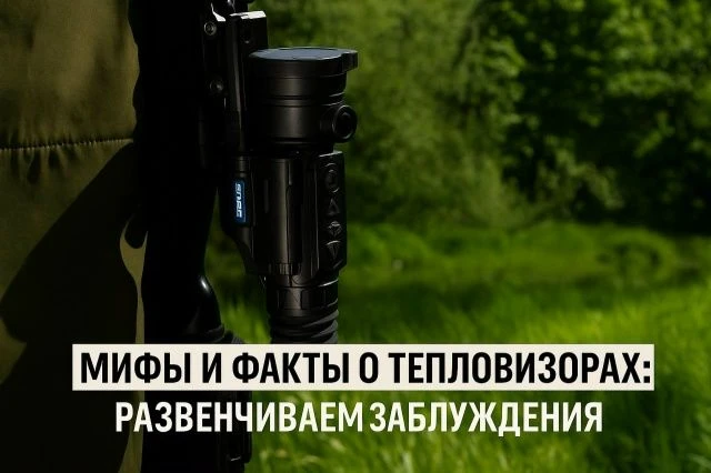 Тепловизоры — настоящий прорыв в охоте и наблюдении, но вокруг них ходит множество мифо...