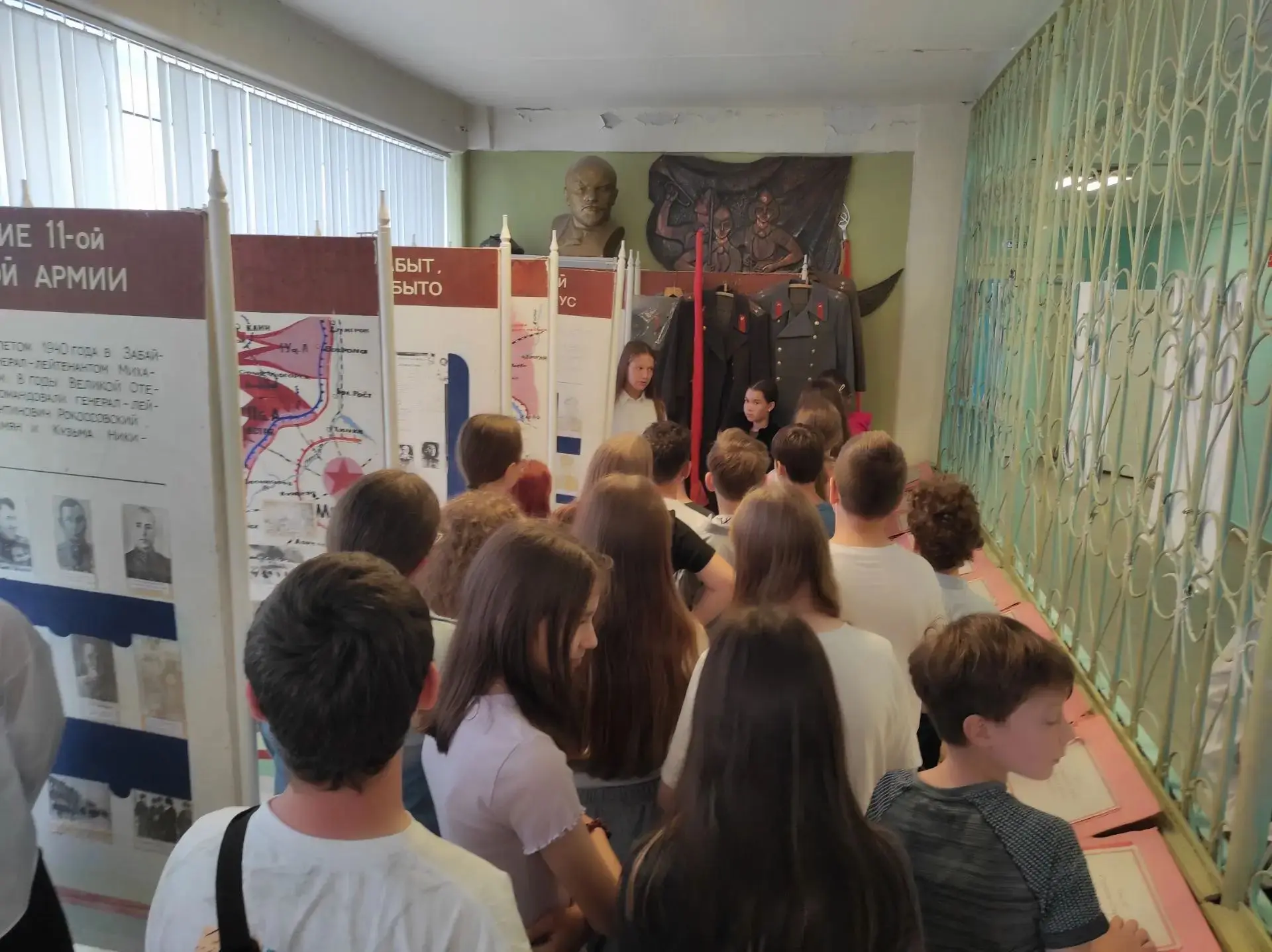 В рамках акции "Школьный музей принимает гостей" – «Гордимся прошлым – строим будущее: ...