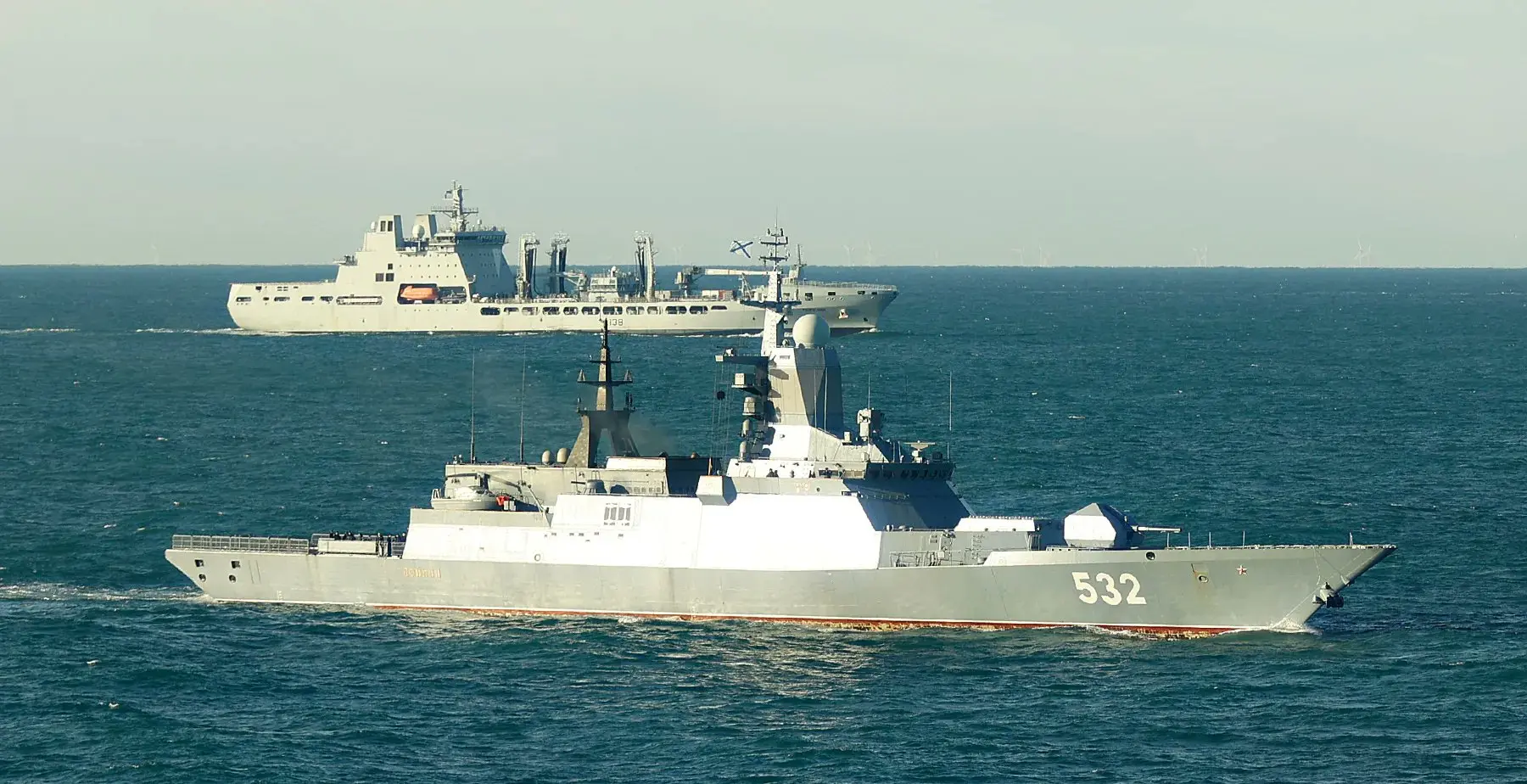 Вражеские ресурсы публикуют спутниковые снимки корвета проекта 20380 «Бойкий» в Кроншта...