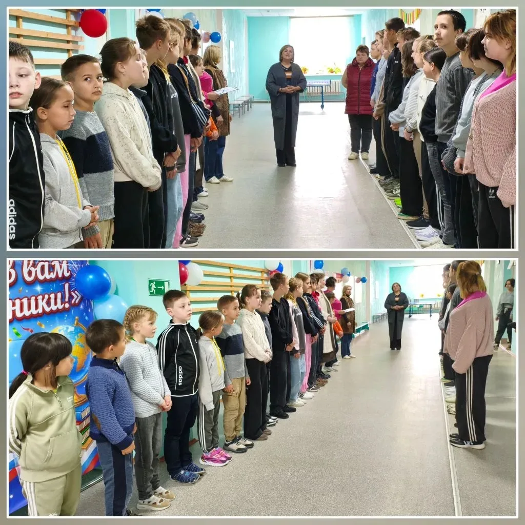 📍Сегодня в школе состоялась линейка, на которой директор школы Ефремочкина Т.А. напомн...