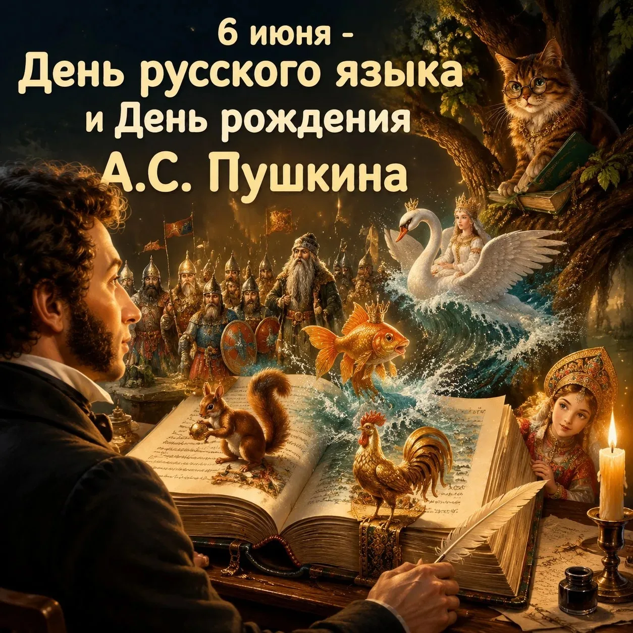6 июня — Пушкинский день России и День русского языка. ☀️

226 лет назад родился человек, на котором