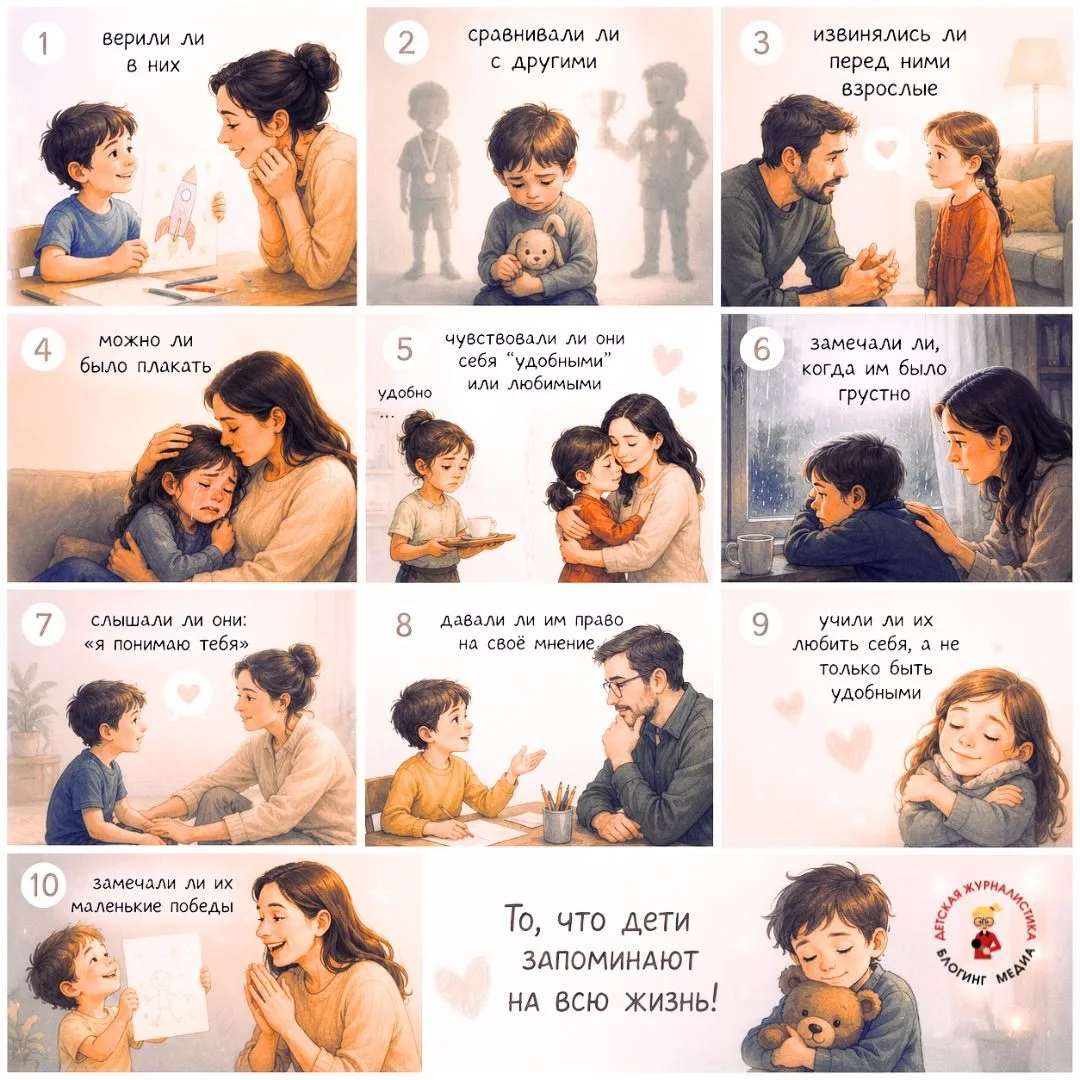 Что запоминают дети на всю жизнь?