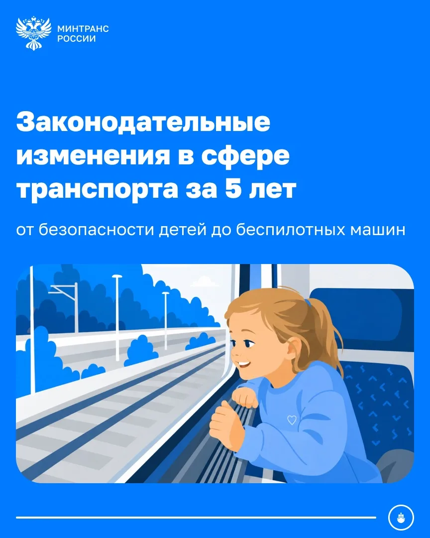 Какие социально-значимые законы в сфере транспорта приняли за минувшую пятилетку?

Подводим итоги со