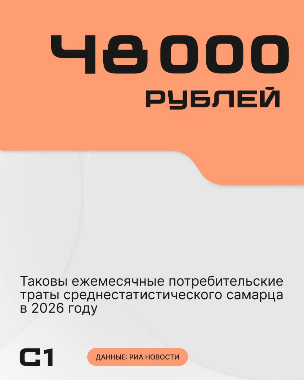 Траты жителей Самарской области выросли до 48 тысячи рублей в месяц.