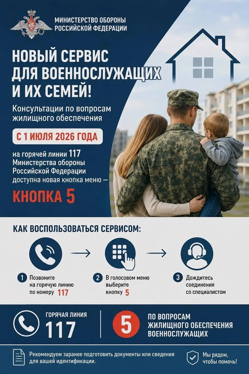 ⭐ Запущен новый сервис для военнослужащих и членов их семей