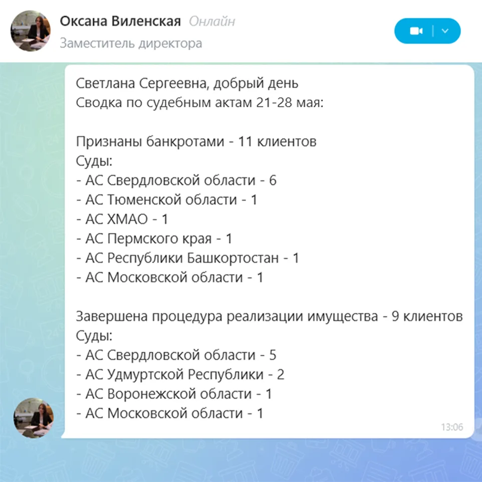 ⚖️ Делимся свежей судебной сводкой по нашим делам.